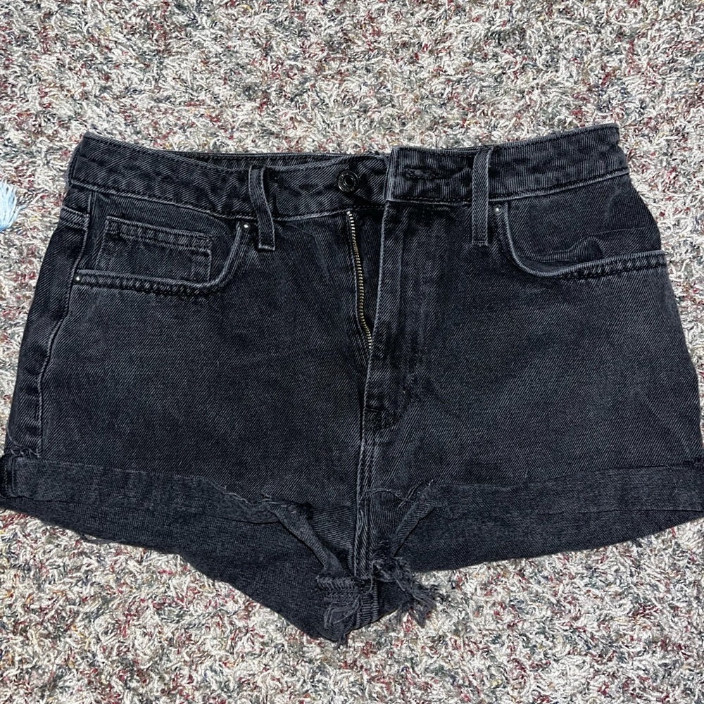 Forever 21 black jean shorts. Size: US 28. Worn twice